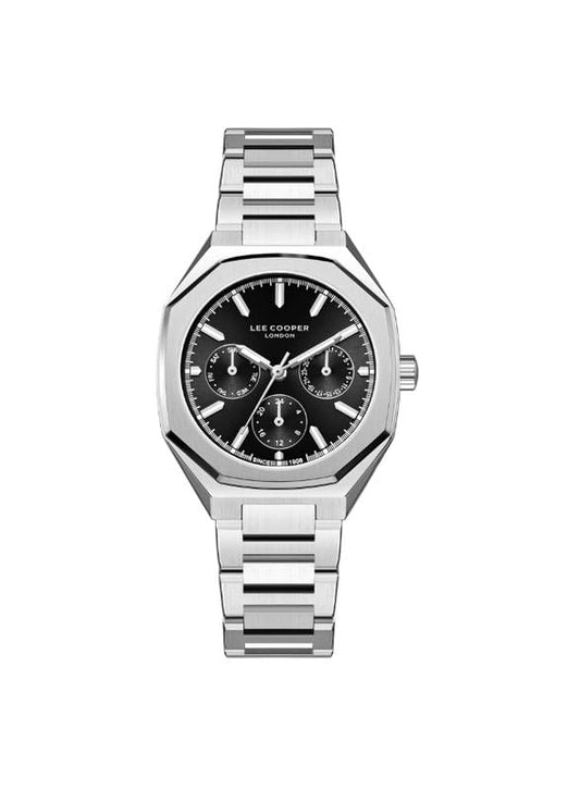 LEE COOPER Women's Watch, Multi Function Display and Mesh Strap - LC08046.350, Silver