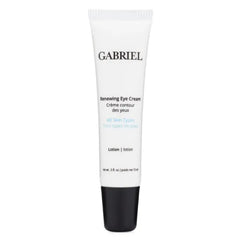 Gabriel Renewing Eye Cream | Natural, Paraben Free, Vegan, Cruelty-free, Non GMO| Botanical Extracts to Reduce Dark Circles & Puffiness Under Eyes | For All Skin Types |.5 oz.