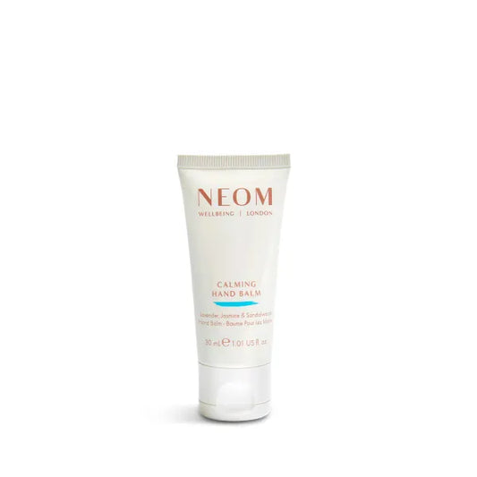 NEOM Calming Hand Balm, 30ml | Lavender, Jasmine & Rosewood | Moisturising & Nourishing | Shea Butter |100% Natural Fragrance
