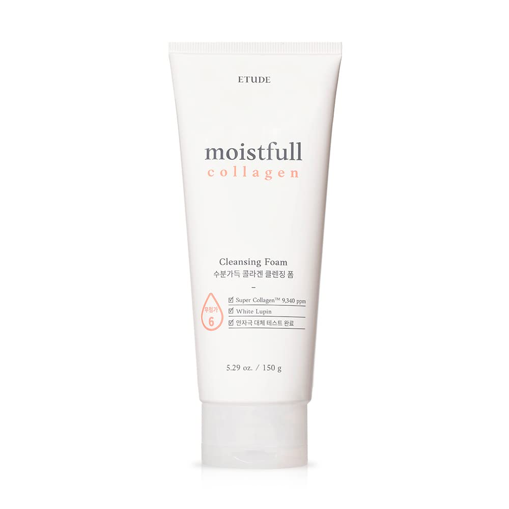 Etude Moistfull Collagen Cleansing Foam, Firming Moisture And Feeling Bouncy - 150g