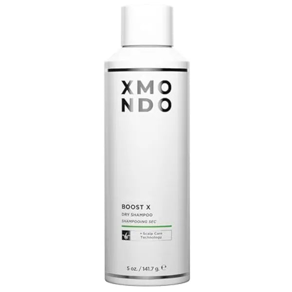 XMONDO Hair BOOST X Dry Shampoo, Zero Residue, Formulated with Saw Palmetto to Promote Scalp Care, Clinically Tested, Dermatologist Tested, Talc free, Benzene free, Free of aluminum starch, 5 oz