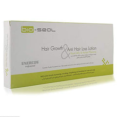 Enercos Professional Bio Seal Hair Growth & Anti Hair Loss Lotion, Royal Jelly & Herbal Placentra Protein Extracts, Ideal For Daily Use Hair Lotion, 12 x 10 ml