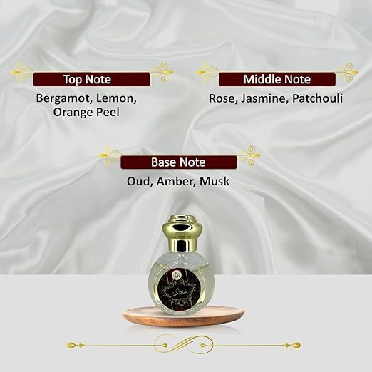 My Perfumes SULTAN from OTOORI Non Alcoholic Concentrated Perfume Oil or Attar for Men and Women, 15ml