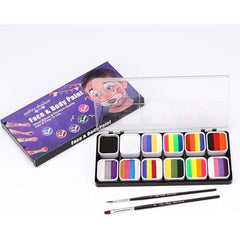 Makbeaty Watercolor Paint Palette Set 30 Colors Set ，Safe & Non Toxic Water Activated Face and Body Painting Makeup Hypoallergenic Facepaints for Cosplay