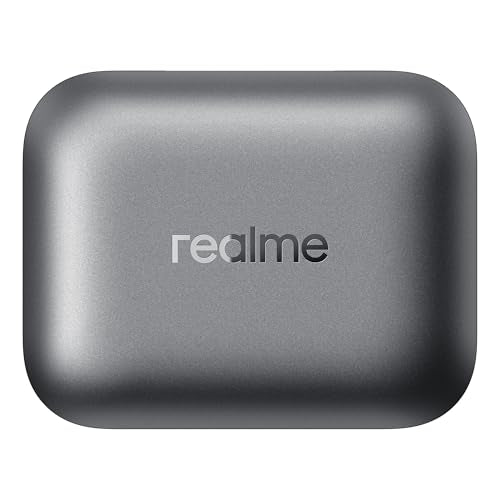 realme Buds Air 7, 52dB ANC Hi-Res LHDC 5.0 2.4mm Deep Bass Driver 360° Spatial Audio 52H Playtime 6-Mic ENC Bluetooth 5.4 IP55 Fast Charging (Slate Grey)