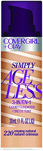 CoverGirl Simply Ageless 3-in-1 Liquid Foundation (Pack of 2)