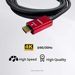 Mowsil Mini DP to HDMI 4K Cable (2 Meter)