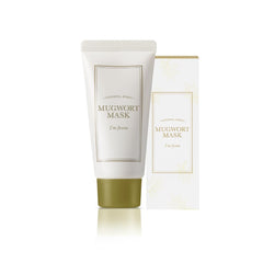 I'm from Mugwort Mask Cooling, Fast Soothing Wash Off Face Mask, Korean Facial Skincare - 1.01 Fl Oz