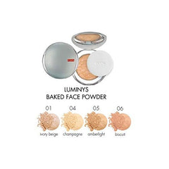 Pupa Baked Powder - Luminys Silky Baked Face Powder with Satin Effect (01 Ivory Beige)