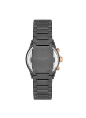 Lee Cooper Men's VX9PE1 Movement Watch, Multi Function Display and Metal Strap - LC06760.060-NL, Gun Metal