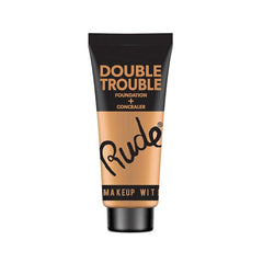 RUDE DOUBLE TROUBLE Foundation + Concealer, Ivory
