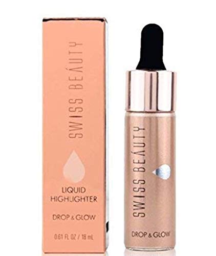 SWISS BEAUTY Drop &glow Liquid Highlighter, Face MakeUp, Metal, 18ml, Multi