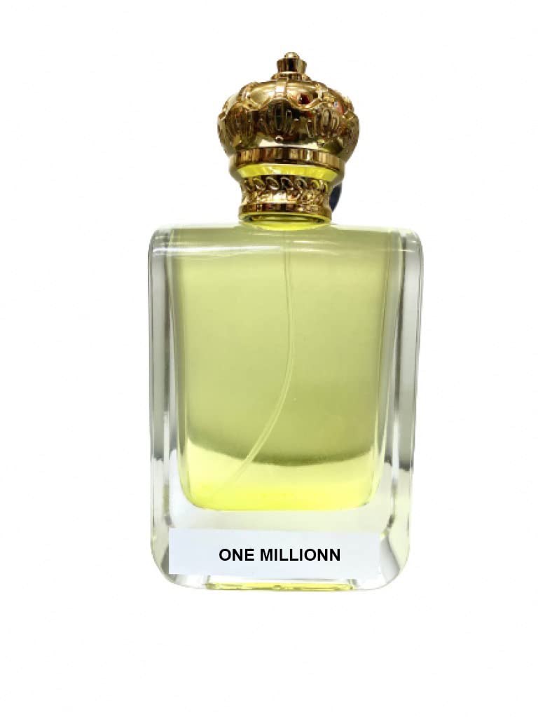 One Millionn Eau De Perfume I Authentic One Millionn Fragnance I Long Lasting Perfume - 100 ml with pouch I Product of Usama Perfumes I Al Hafiz Oud