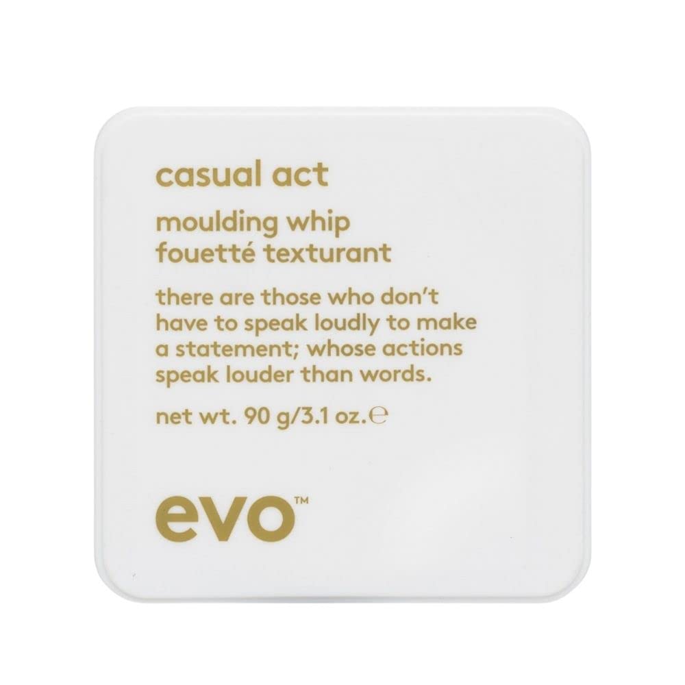 EVO Casual Act Moulding Whip Hair Styling Paste Offers a light, Flexible Hold with a Matte finish - 90 ml