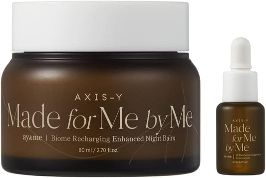 AXIS-Y Biome Recharging Night Renewal Set | Probiotic Skincare | Skin Barrier Cream | Aging Care | Korean Skincare