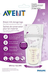 Philips AVENT Breast Milk Storage Bags, 180ml, 50 Bags