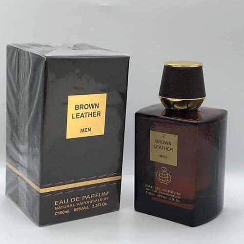 Fragrance World brown leather men eau de parfum 100ml