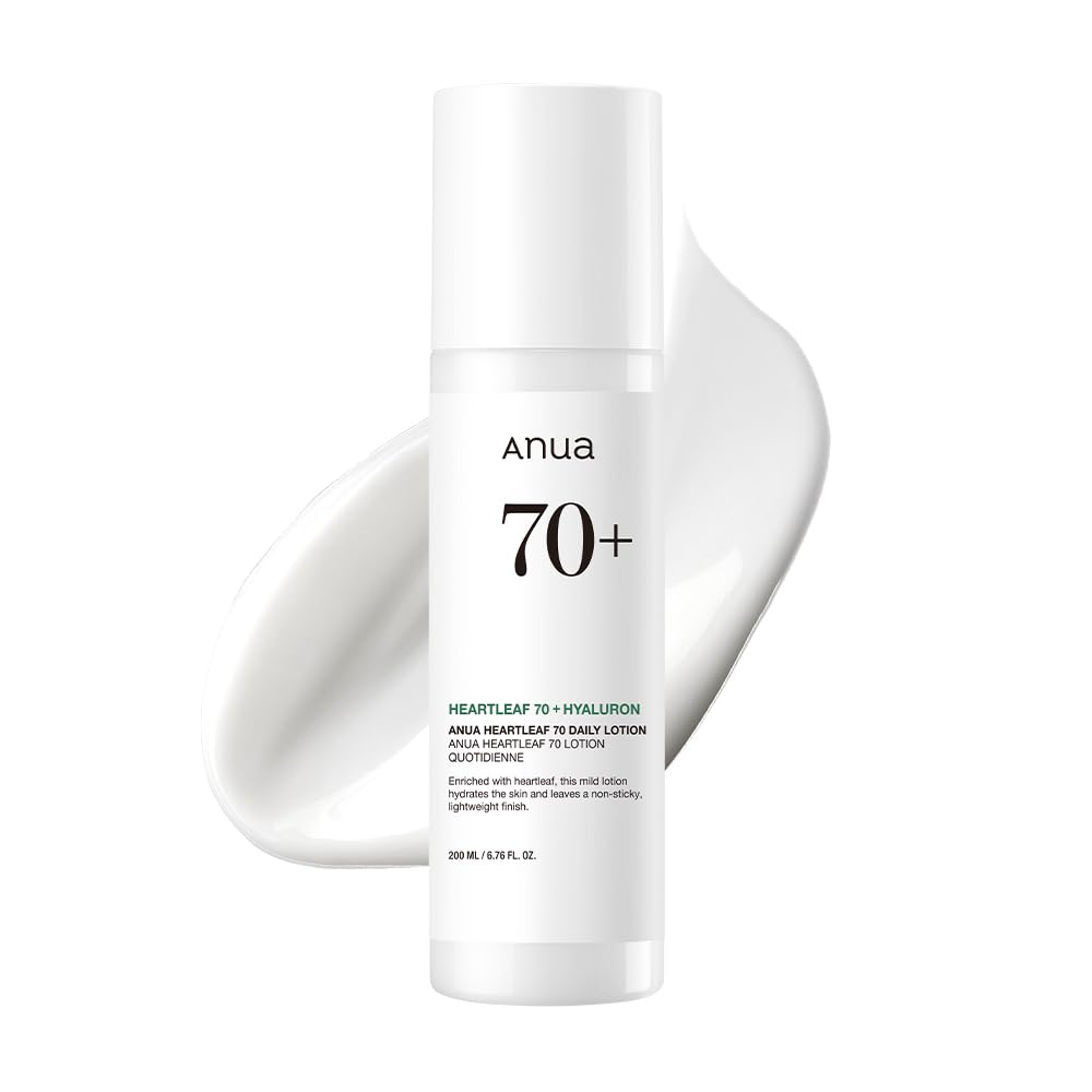 ANUA Heartleaf 70 Daily Relief Lotion 6.76 Ounce, Moisturizing Enhancing Skin Barrier Mild Lotion