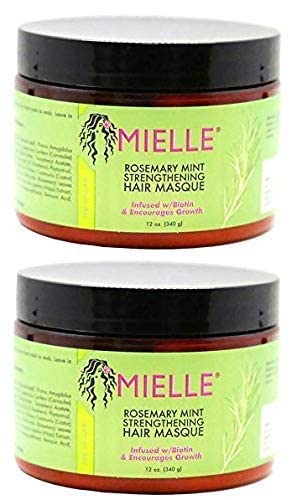Mielle Organics Rosemary Mint Strengthening Hair Masque 350ml (2PCS)