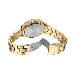 CURREN Watch 9009 Women's Quartz Watch Designer Crystal Wristwatch Ladies Watch (with Original Box) - GOLD