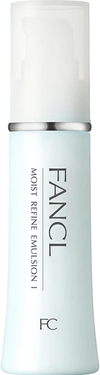 FANCL Moist Refine Emulsion I 30ml Light-Weight Face Moisturizer for Normal to Oily Skin I 100% Preservative free