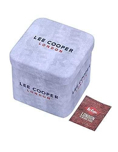 Lee Cooper Men's Quartz Movement Watch, Multi Function Display and Leather Strap - LC07491.092, Brown