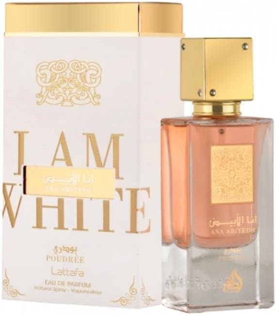 Lattafa Ana Abiyedh Poudree Eau de Parfum, 60ml