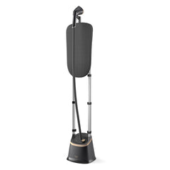 Versuni Philips EasyTouch Stand Steamer - 2000W, 40 g/min Continuous Steam, 3 Steam Settings, 2L Water Tank, Easy Rinse Descaling, Large Steam Plate, Black (STE3170/80)