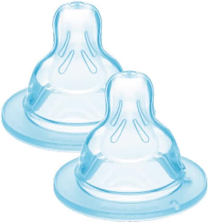 Mam - Set of 2 teats size 2 (medium flow), silicone, 2+ months