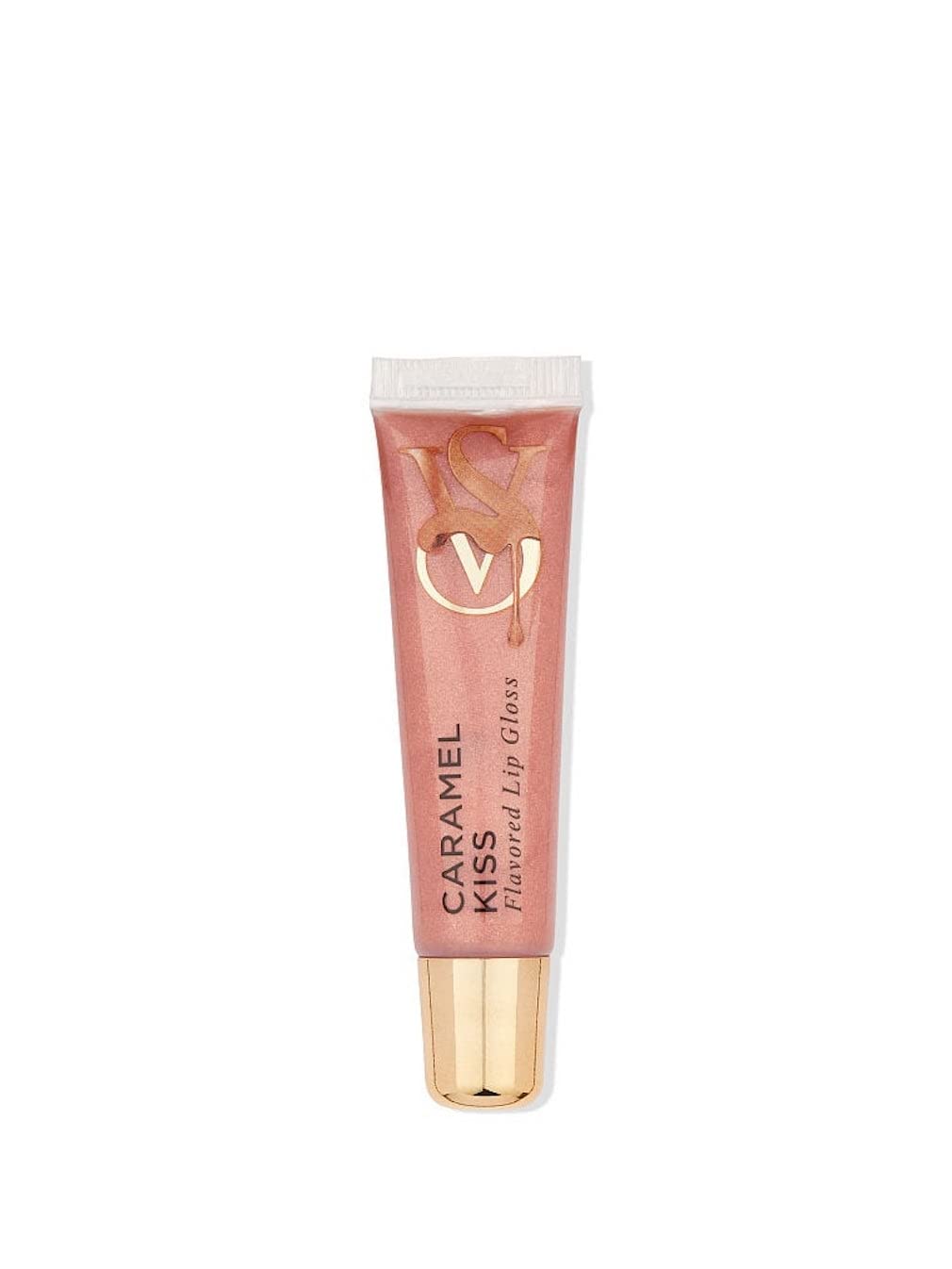 Victoria's Secret Caramel Kiss Flavor Favorites Lip Gloss (Caramel Kiss), Pink, 0.46 Ounce (Pack of 1) (24508707)