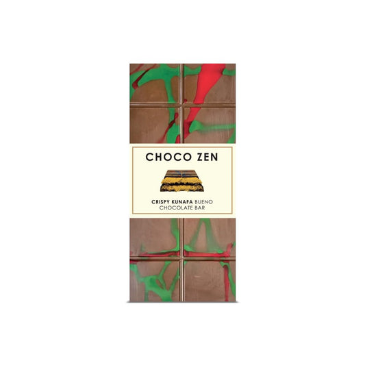 Choco Zen Crispy Kunufa Bueno Milk Chocolate Bar, Luxury Dessert, Gourmet, Rich With Premium Flavors - 190g