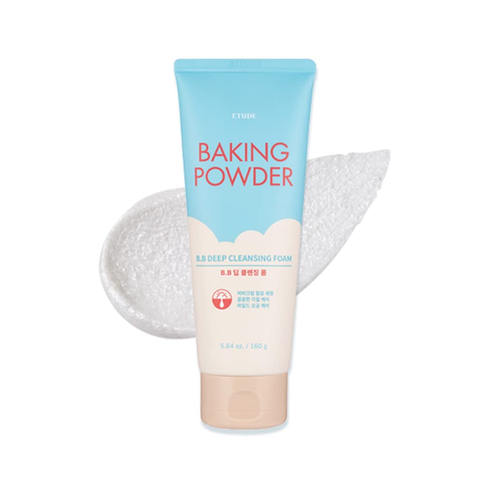 Etude Baking Powder B.B Deep Cleansing Foam - 160ml, 5.4 Fl Oz (Pack of 1)