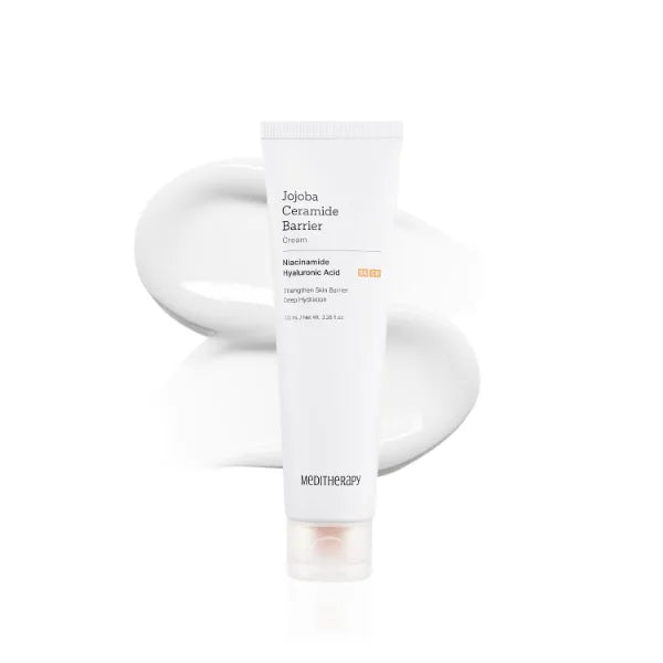 MEDITHERAPY Jojoba Ceramide Barrier Cream, Intensive Repair Cream, Long-Lasting Hydration, Boosts Skin Strength, EWG Green Grade - 3.38 fl.oz