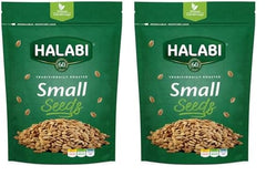 Halabi Traditionally Roasted Seeds, Egyptian Seeds, All Natural Ingredients Healthy Snacks Longer Freshness Resealable Bag - 75G (Pack of 2)