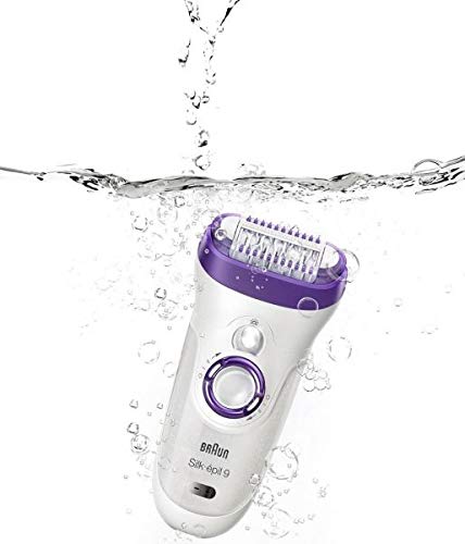 Braun Silk epil 9 9-579 Bonus edition - Wet & Dry Cordless epilator with 7 extras including a facial cleansing brush