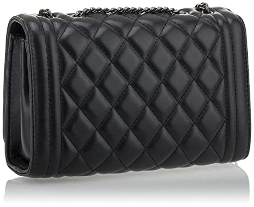 Crossbody Shoulder Bag, Black Women Lady Leather Bag for girls