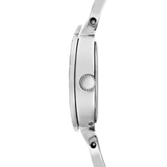 GUESS Silver-Tone Crystal Analog Watch