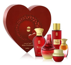 Ajmal Perfumes Prose Amor + Amor Taraz + Amor Flower hair mist + Special Mukhallat solid Perfume Oil + Special Mukhallat Perfume Oil