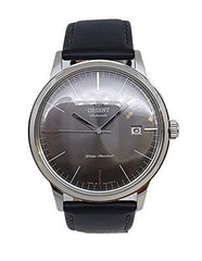 Orient Bambino Automatic leather strap Watch SAC0000CA0, Gray, strap