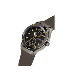 Guess Mens 26.8 mm Jet Black Dial Silicone Analog Watch - GW0491G1