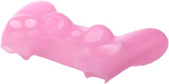 eWINNER Soft Silicone Cover Gamepad Case Cover compatible with SONY Play Station 4 PS4/PS4 Slim/PS4 Pro Wireless/Wired Joystick Dualshock Controller Skin Case Accessories (Pink)