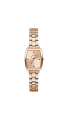 GUESS Women's 25mm Watch - Gold Tone Bracelet Champagne Dial Gold Tone Case