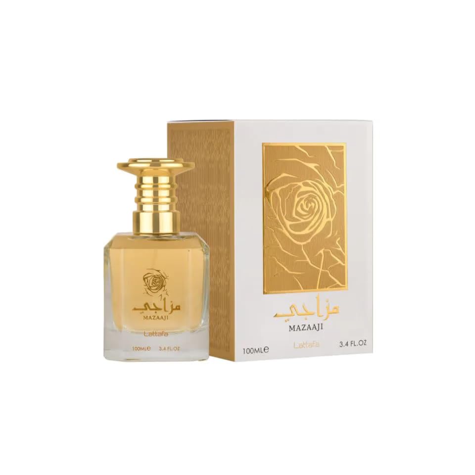 Lattafa Perfumes Mazaaji for Women EDP - 100ML (3.4 oz) I Soft, femini ...