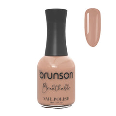Brunson Breathable Nail Polish Halal nail polish Wudu friendly Quick-Dry Vegan long lasting but easy peel off & Eco-Friendly Organic Glossy Shine Water Based Nail Polish Nail Lacquer 18ml BH288