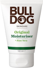 Bull Dog Original Skin Softening Moisturizer for Men, Hydrating Formula with Aloe Vera, Camelina Oil, and Green Tea | 100ml