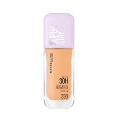 Maybelline New York Super Stay Lumi Matte Liquid Foundation, 30 HR Long Lasting yet Lightweight, 230, 35ml