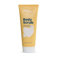 Earth Rhythm Body Scrub with Coffee & Rice Milk | Removes Grime, Polishes Skin, Nourishes & Softens - 200gm