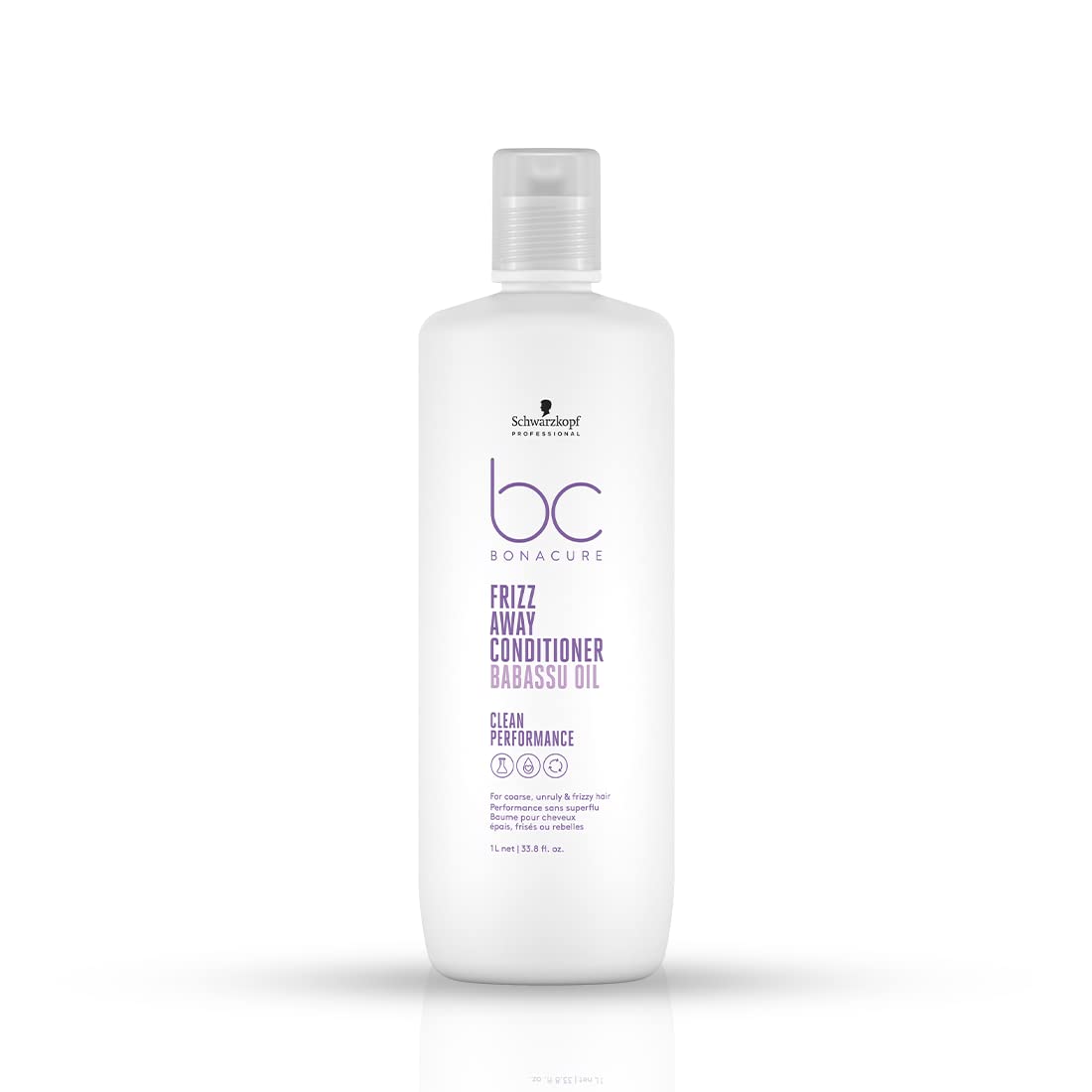 Schwarzkopf Professional Bonacure Frizz Away Conditioner with Babassu Oil, 1000 ml