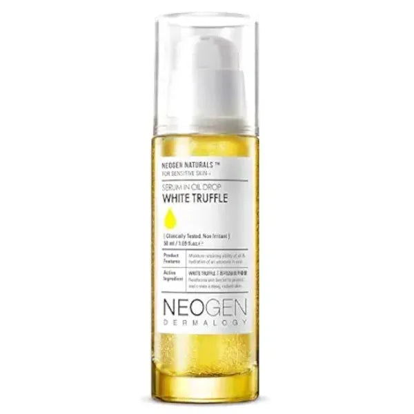 NEOGEN DERMALOGY White Truffle Serum in Oil Drop w/ 3 Hyaluronic Acid & Niacinamide Hydrating Face Oil Korean Glass Skin Serum 1.69 fl oz