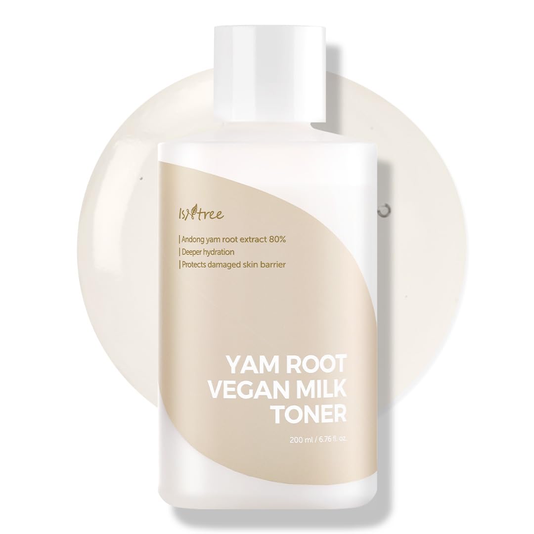 ISNTREE Yam Root Vegan Milk Toner 200ml 6.76 fl.oz | Deeply moisturizing Toner | Protects Skin Barrier